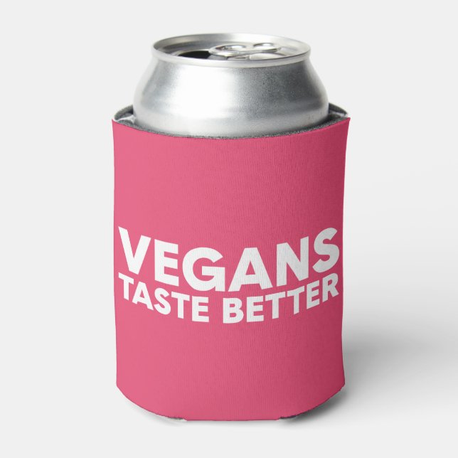 Veganes Rechtsmittel Dosenkühler (Kanne Vorderseite)