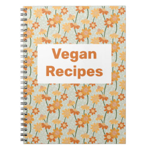 Veganes Rezept Buch Hübsch Retro mutierte Blume de