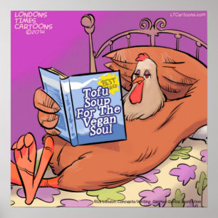 Veganes Soul Funny Poster