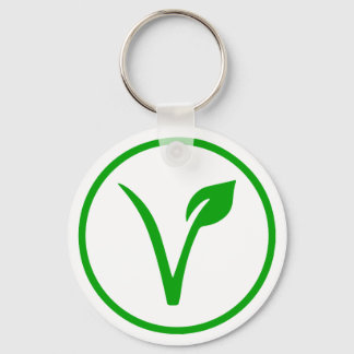 Veganes Symbol Vegetarischer Veganismus Tierrechte Schlüsselanhänger