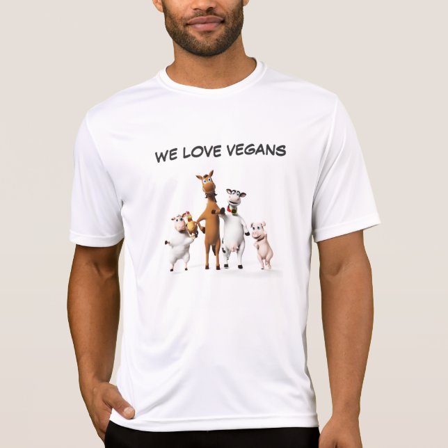 Veganes T-Shirt (Vorderseite)