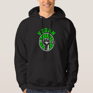 Veganes Vegetarisches Lebensmittel Gemüse Gabel Bi Hoodie