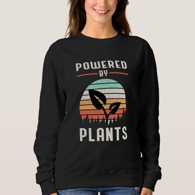 Veganes Vegetarisches Veganismus Gemüse Veggie Ges Sweatshirt (Vorderseite)