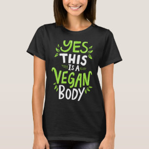 Veganes vegetarisches Vintages Geschenk T-Shirt