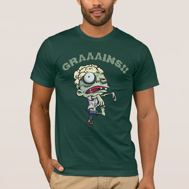 Veganes Zombie T-Shirt (Vorderseite)