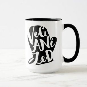 Veganisierte Vegane Hintergrundfarbe Tasse