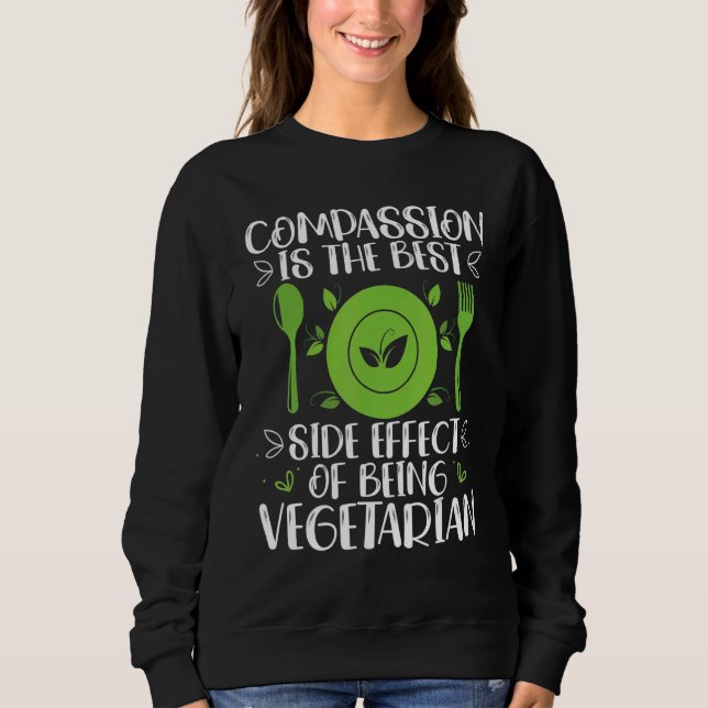 Veganism Vegan Animal Rights Vegetarian Sweatshirt (Vorderseite)