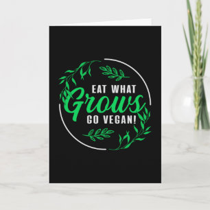 Veganism Veggie Tierrechte Vegan Funny Gift Karte