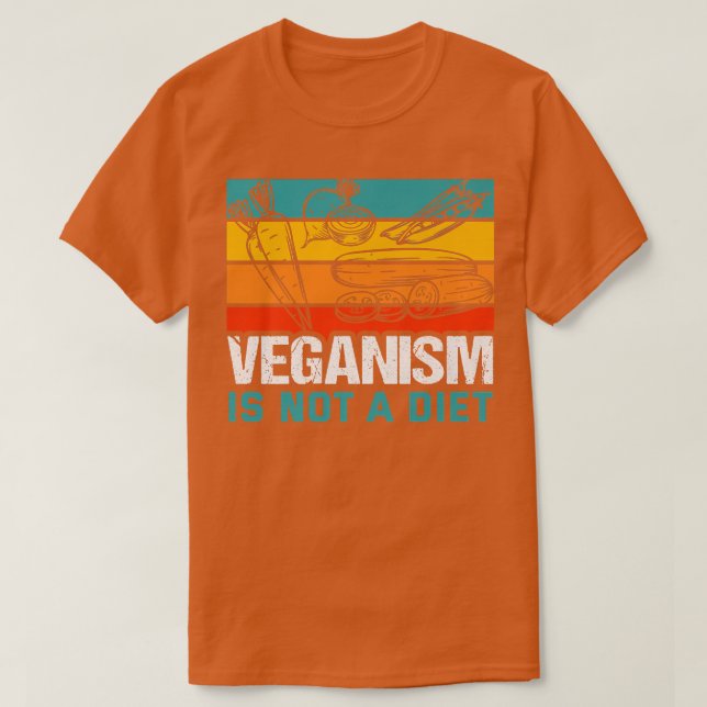 Veganismus ist keine Diät Meme Vegane Pflanze Powe T-Shirt (Design vorne)