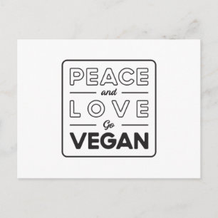 Veganismus Vegan Vegetarier Gemüse Funny Geschenk Postkarte