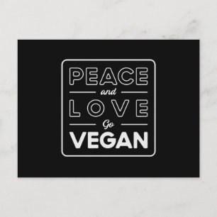 Veganismus Vegan Vegetarisches Gemüse Geschenk Ide Postkarte