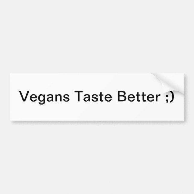 Vegans-Geschmack besser;) Autoaufkleber (Vorne)