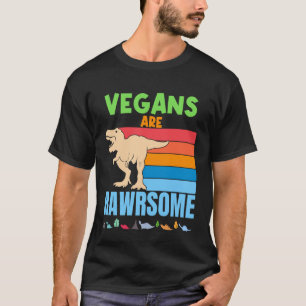 Vegans sind großartig Herbivore Veganer Dinosaurie T-Shirt