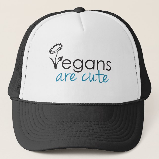 Vegans sind niedlich - fertigen Anwälte Truckerkappe (Vorderseite)