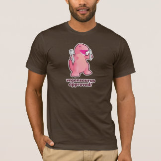 vegansaurus genehmigt! Logo T-Shirt