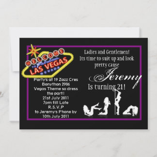 Vegas 21 einladung