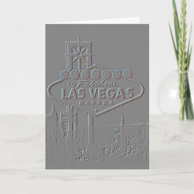 Vegas Alien Einladungen (Vorderseite)