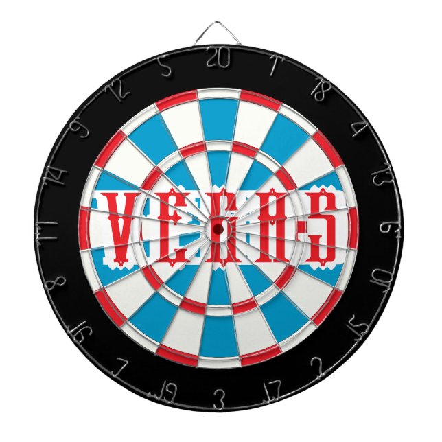VEGAS Americana mit schwarzer Grenze Dartscheibe (vorne)