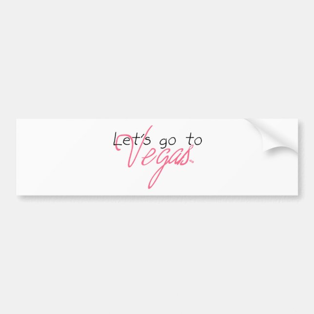 VEGAS! AUTOAUFKLEBER (Vorne)