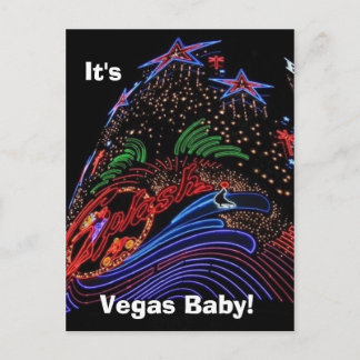 Vegas Baby! Postkarte