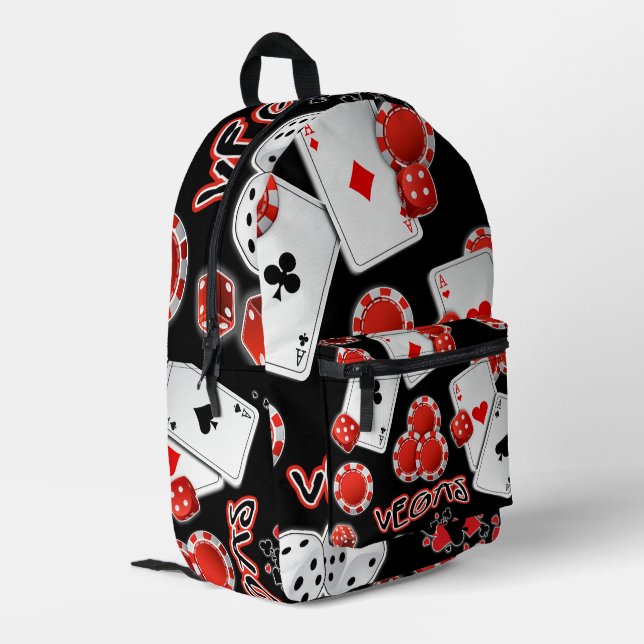 Vegas Baby! Rucksack (Rückseitige Ecke links)