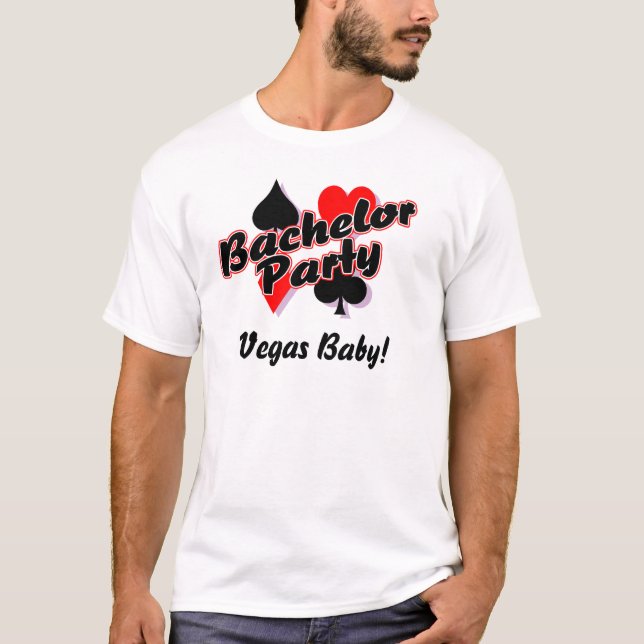 Vegas Bachelor Party T-Shirt (Vorderseite)