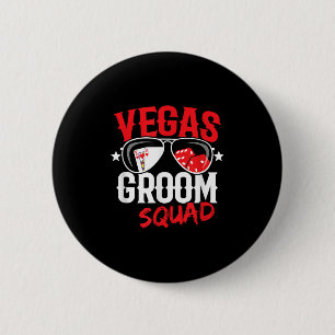 Vegas Bachelor Party - Verheiratet in Vegas - Groo Button