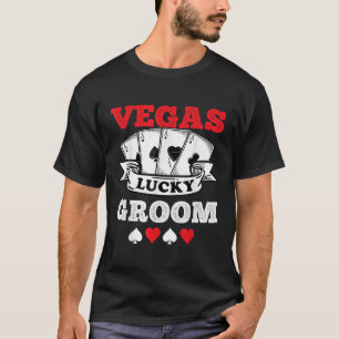 Vegas Bachelor Party Verheiratet in Vegas Groom Sq T-Shirt
