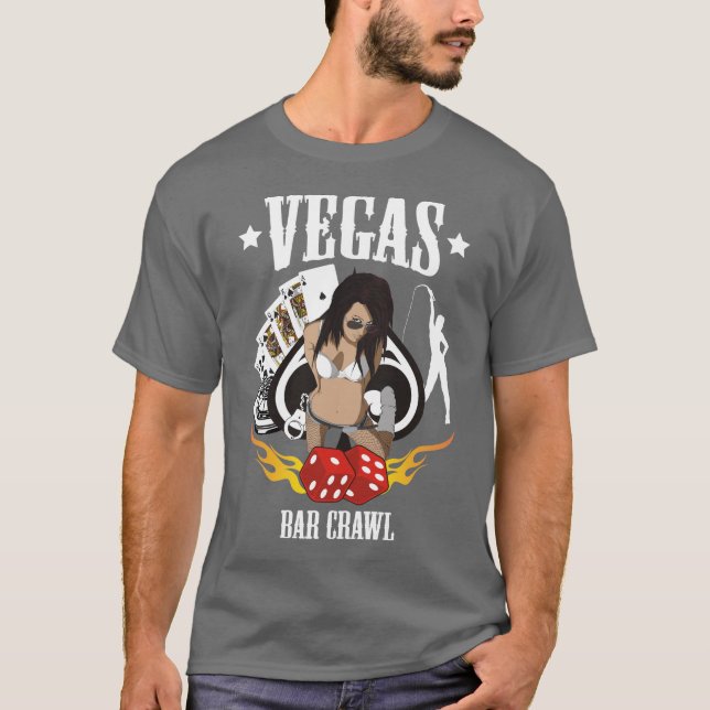 Vegas Bar Crawl T-Shirt (Vorderseite)