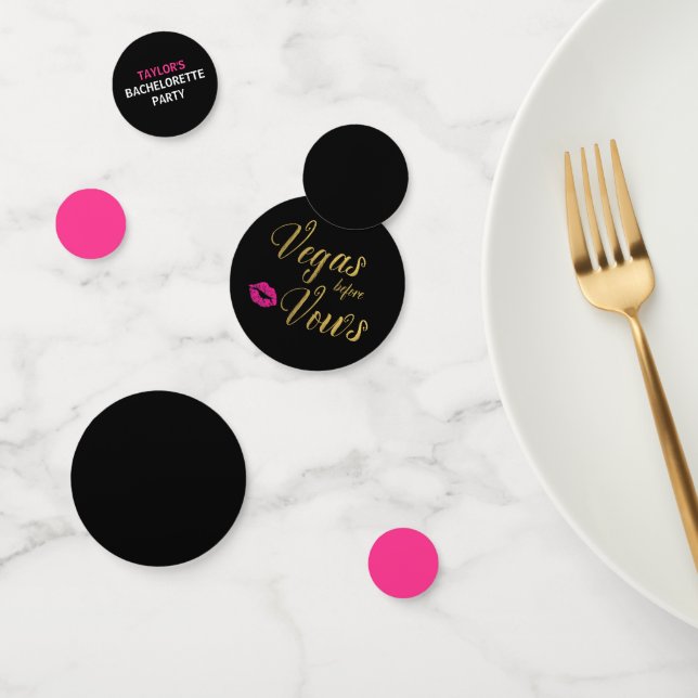 Vegas Before Vows Bachelorette Confetti Konfetti (Gruppe)