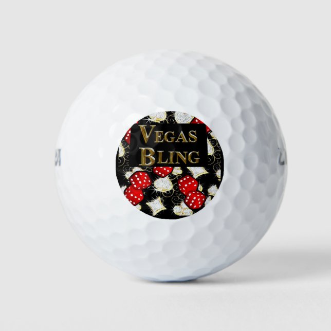 VEGAS BLING GOLFBALL (Vorderseite)