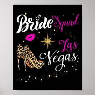 Vegas Braut Squad 2026 in Vegas geheiratet Poster