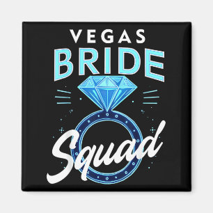 Vegas Braut Team 2026 Heiratete in Vegas Magnet