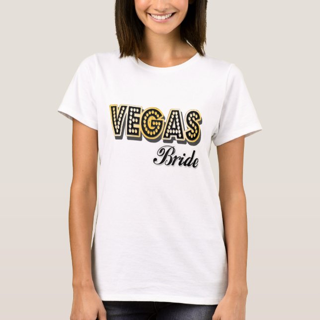 Vegas Bride Long Sleeve Shirt (Vorderseite)