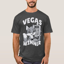 Vegas Casino Spielautomat Jackpot Gewinner des Nie T-Shirt