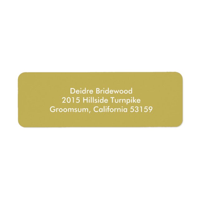 Vegas Gold Zeitgenössische Solid Color (Vorne)