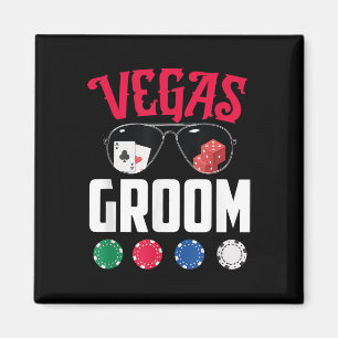 Vegas Groom Bride Verlobung Vegas Bachelorette Pa Magnet