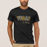 Vegas Groom Shirt<br><div class="desc">Klassisches Gold und schwarze Berühmtheiten Marquee Stil Las Vegas Tee für den Bräutigam, der Lieben zum Party in Vegas! Mehr Shirt Stile verfügbar. T - Shirt für das ganze Brautparty verfügbar.</div>