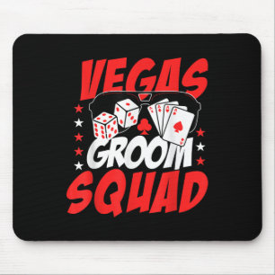 Vegas Groom Squad Wedding Bachelor Party Mousepad