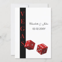 Vegas-Hochzeitseinladung