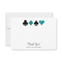 Vegas Imitate Aquamarin Glitzer Flat Danke Karte