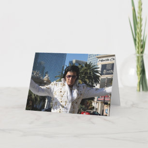 VEGAS IMPERSONATOR FUNNY VATER'S DAKING CARD KARTE
