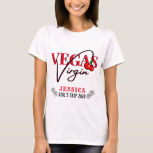 Vegas-Jungfrau Rotkreuz-Vegas-1-Timer T-Shirt