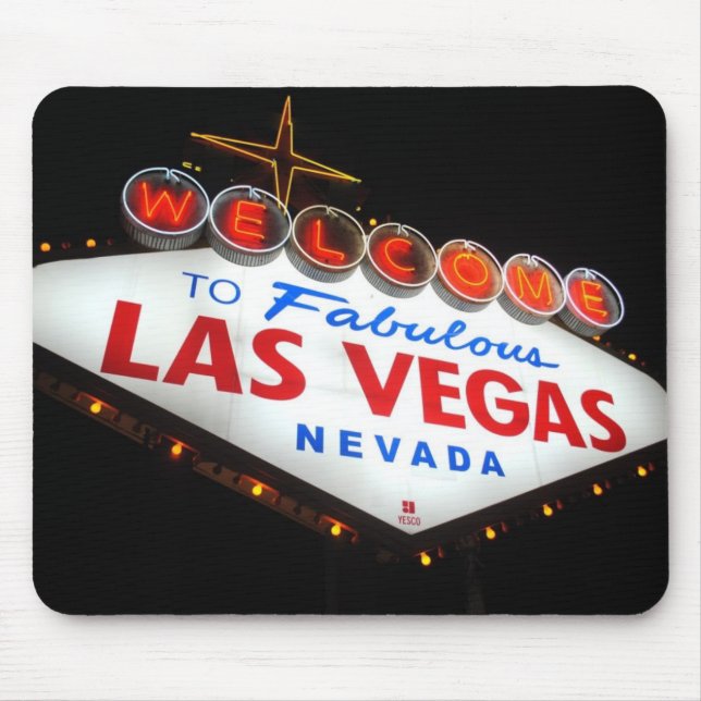 Vegas-Mausunterlage Mousepad (Vorne)