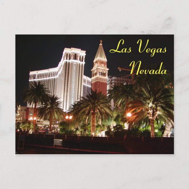 Vegas Nights Postcard Postkarte (Vorderseite)