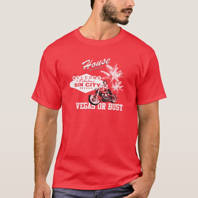 Vegas oder Fehlschlag T-Shirt (Vorderseite)