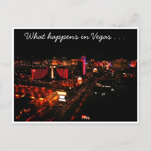 Vegas passiert postkarte (Vorderseite)