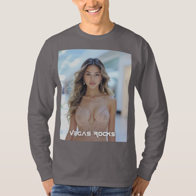 VEGAS ROCKS T-Shirt (Vorderseite)