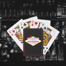 Vegas Sign Casino Nacht Personalisiert