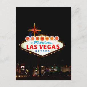 Vegas Sign up Postkarte